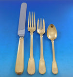 Hamilton Vermeil by Tiffany Sterling Silver Flatware Set 12 Service 179 pcs Gold