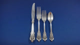 Grande Baroque by Wallace Sterling Silver Flatware Set For 8 Service 58 Pieces