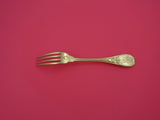 Trianon by Christofle Silverplate Regular Fork/ Dessert Fork all vermeil 7 3/8"