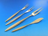 Kopenhagen Gold by Wmf 800 Silver Flatware Service 12 Dinner Set 178 pcs Modern