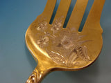 Earle by Frank Smith Sterling Silver Fish Set Bright-Cut 2pc Gold Washed