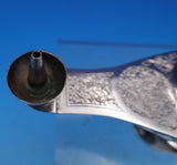 Egyptian Silver Cigar Lighter Hand Engraved with Curved Figural Handle (#8126)