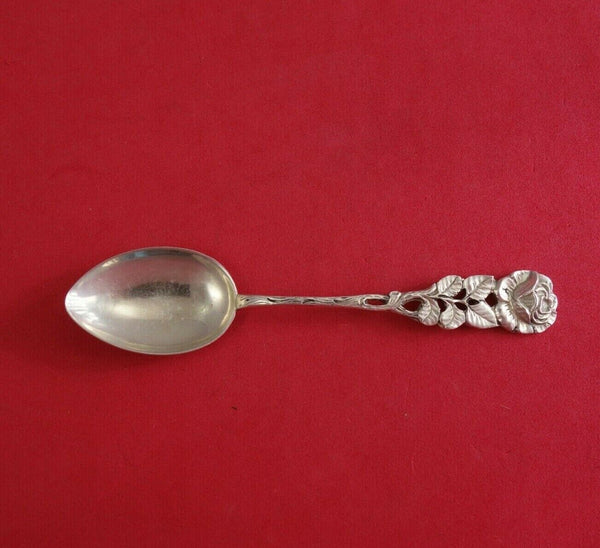 Hildesheimer Rose .800-.835 Silver 4 O'Clock Spoon 4 3/4" Silverware