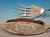 Art Silver by Unknown Maker C.1860-1880 Sterling Silver Fish Serving Set Figural