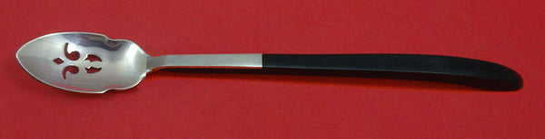 Contrast By Lunt Sterling Silver Olive Spoon Pierced Long 7 5/8" Custom