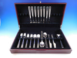 Avanti by Celsa Mexico Sterling Silver Flatware Set 8 Service Modern 49 Pieces