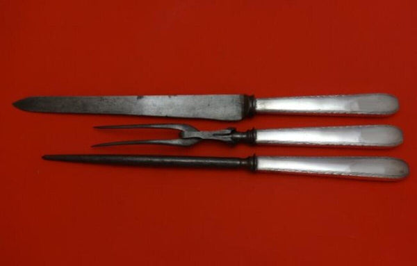 Feather Edge by Tiffany and Co Sterling Silver Roast Carving Set 3pc HH WS