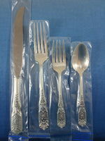 Milburn Rose Westmorland Sterling Silver Flatware Set Service 56 pcs Dinner New
