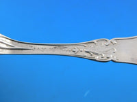 Dew Drop by Shiebler Sterling Silver Master Salt Spoon Shell Bowl 4" Antique