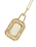 14k Rose Gold 7.60 Carat Genuine Natural Morganite Pendant Custom (#J4570)