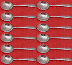 Camellia by Gorham Sterling Silver Cream Soup Spoon Set 12 pieces 6 1/4"