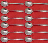 Camellia by Gorham Sterling Silver Cream Soup Spoon Set 12 pieces 6 1/4"