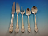 Modern Victorian by Lunt Sterling Silver Flatware Set for 6 Service 30 pieces