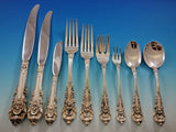 Sir Christopher by Wallace Sterling Silver Flatware Set 113 Pcs Dinner Size Huge