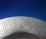 Acid Etched Sterling Silver Child's Plate w/ Woodland Animal Motif #4549 (#5563)