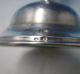 Austrian .800 Silver Candlestick Pair Hand Engraved Flowers Rococo Design #5392
