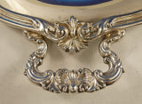 Hampton Court by Reed and Barton Sterling Silver Tea Set 5pc w/ SP Tray (#9019)