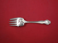 Queen by Mount Vernon / Howard Sterling Silver Cold Meat Fork Pierced 8 1/2"