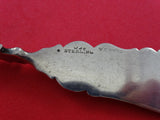 Medallion aka Diana by Wood and Hughes Coin Silver Master Butter w/Twist 7 1/4"