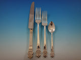 Elizabethan by Gee Holmes English Sterling Silver Flatware Set Service 164 pcs