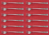 Classic Rose by Reed and Barton Sterling Silver Cocktail Fork Set 12 pcs 5 1/2"