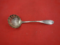 Olive by William Gale / JE Caldwell Coin Silver Bouillon Ladle Shell Bowl 9 3/4"