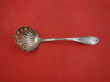 Olive by William Gale / JE Caldwell Coin Silver Bouillon Ladle Shell Bowl 9 3/4"