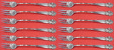 Georgian by Towle Sterling Silver Cocktail Fork Set 12 pieces 6"