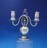 Pomegranate by Georg Jensen Sterling Silver Candelabra Pair 2-Light #324 (#4954)