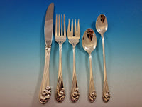 Dancing Surf by Kirk Sterling Silver Flatware Set for 8 Service 40 pieces