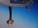 1902 Scottish Silver Oval Warming Stand with Burner and Chased Border (#4214)