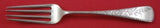 Antique Engraved #8 by Gorham Sterling Silver Dessert Fork 5 3/4" Heirloom