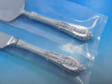 Rose Point by Wallace Sterling Silver Wedding Cake Set Server 2pc HHWS Custom