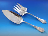 Beekman by Tiffany and Co Sterling Silver Fish Serving Set 2pc Scroll Design