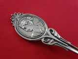Medallion aka Diana by Wood and Hughes Coin Silver Sugar Spoon shell GW 6 1/8"