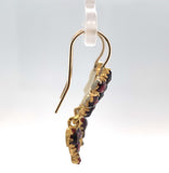 Genuine Natural Bohemian Garnet Drop Dangle Earrings w/ New 14k Wires (#J6488)