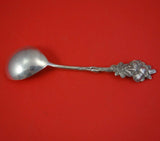 Harlequin by Reed and Barton Sterling Silver Chocolate Spoon w/ Wild Rose 4 1/2"
