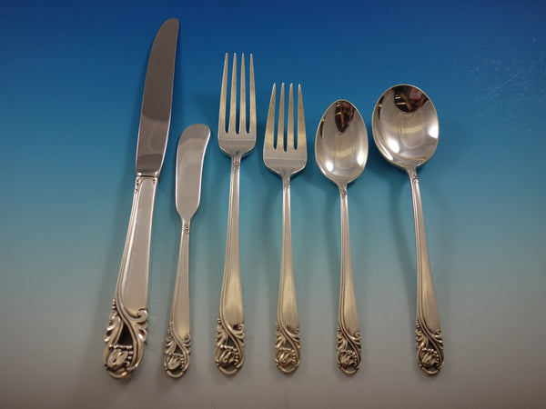 Spring Glory by International Sterling Silver Flatware Set for 96 Service 623 pc