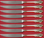 Grande Baroque by Wallace Sterling Silver Steak Knife Set 8pc Not Serr Custom