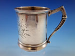 Whiting Sterling Silver Baby Child's Cup Mug Brite-Cut #190A