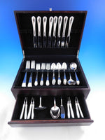 Hannah Hull by Tuttle Sterling Silver Flatware Set 8 Service 60 pcs Dinner DEI