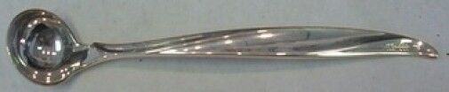 Pine Spray by International Sterling Silver Mustard Ladle Custom Made 4 3/4"