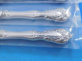 Chateau Rose by Alvin Sterling Silver Steak Knife Set Texas Sized Custom 4-piece