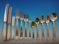 Etruscan by Gorham Sterling Silver Flatware Set Dinner Service 142 pcs "L" Mono