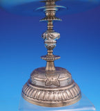 Tane Mexican Sterling Silver Centerpiece Pedestal Bowl with Gilt Accents (#9108)