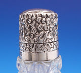 Charles May English Victorian Sterling Silver and Cut Glass Perfume Bottle #9248