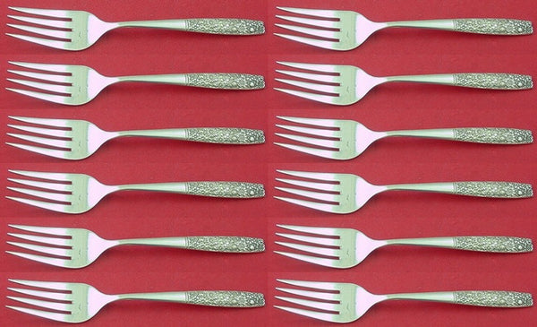 Contessina by Towle Sterling Silver Salad Fork Set 12 pieces 6 5/8"