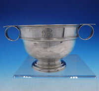 Estate English Silver Sugar Bowl with Handles by William Aitken (#4239)