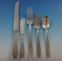 Wedgwood by International Sterling Silver Flatware Service for 8 Set 40 Pieces