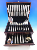 Antique Custom Engraved by Tiffany Sterling Silver Flatware Set Service 67 pcs